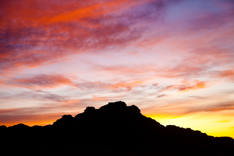 Sunset From Camp